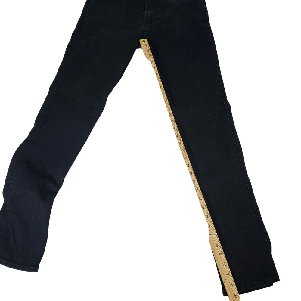 Hollister Mens Stacked Skinny Advanced Stretch Black Jeans 34x32 Denim Pants